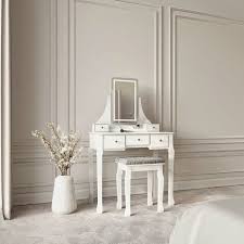 5 drawers stool set vanity dresser bedroom