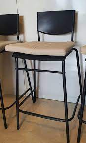 Ikea Bar Stools Black Chair Pads