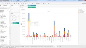 Tableau Tutorial 36 How To Create Stack Bar Chart In Tableau