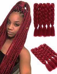 Extensions Cheveux synthetiques 5 pieces 61 cm Tresse Africaine Jumbo  Kanekalon | eBay
