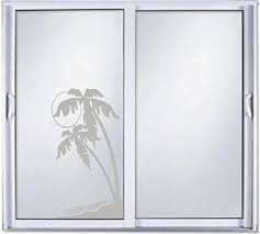 Shower Door Decals Etched Glass Vinyl