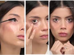 tren crying makeup look yang viral