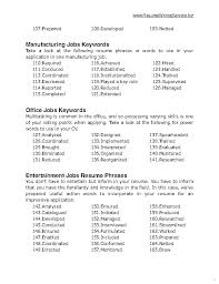 Keywords To Use In A Resume Resume Template Creative Cv Template