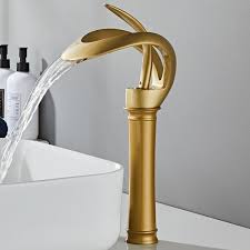 Single Handle Solid Brass In Gold Homary