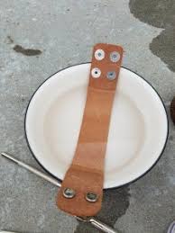 Next, take your awl and hammer a row of holes a few millimeters from the. Diy Leather Stamping Dirtydishesmessykisses Com