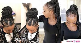 A major secret in how to make your hair grow longer is staying as simple and natural as possible. Ankara Teenage Braids That Make The Hair Grow Faster Ankara Styles Ankara Hair Pattern Is All Shades Of Trendy Wear One Of These Styles Like A Braid For Hair Ages Just