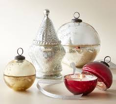 mercury glass scented candle collection