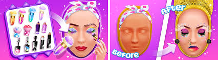 asmr mannequin makeup games beauty salon