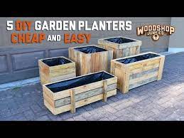 5 Diy Garden Planters Easy