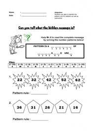 Number Patterns Teaching Ideas