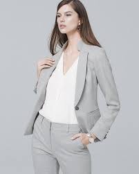Us 78 25 9 Off Custom Made Light Grey Women Business Professional Uniform Set Formal Blazer Trousers Ladies Office Work Wear Suit W174 In Pant Suits