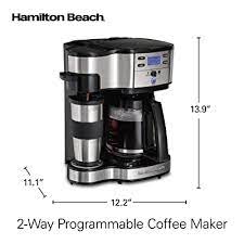 Check spelling or type a new query. Buy Hamilton Beach 2 Way Brewer Coffee Maker Single Serve And 12 Cup Pot Stainless Steel 49980a Carafe Online In Turkey B00ei7dppi