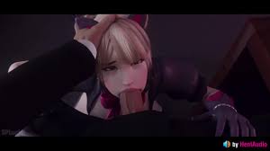 D.Va Sucks her Boss off till he Cums on her Face (with Sound) 3d Animation  Hentai Game Overwatch 