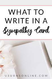 what to write in a sympathy card 50