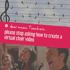 Just press the red button and start recording. Dear Music Teachers Please Stop Asking How To Create A Virtual Choir Midnight Music