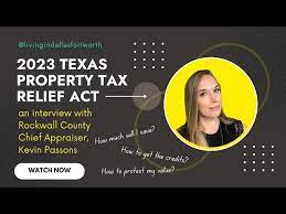 Texas Property Tax Relief 2023