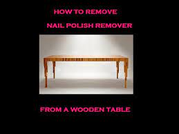 remove acetone nail polish remover