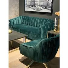 green modern velvet sofa set at rs
