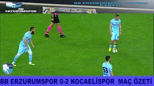 KOCAELİSPOR 2-0 BB ERZURUMSPOR MAÇ ÖZETİ |10.