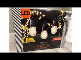 white outdoor led string lights with