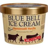 What is Blue Bell ice cream made of?