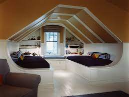 to decorate rooms with slanted ceilings