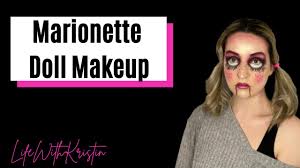 marionette doll makeup tutorial
