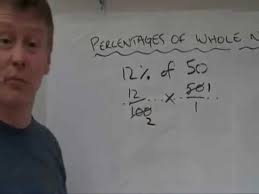 out percenes of whole numbers