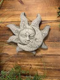 Moon Face Wall Plaque Hanging Ornament