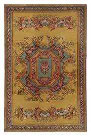 antique spanish savonnerie rug with