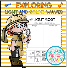 1st Grade Hip Hip Hooray Exploring Light And Sound Ngss