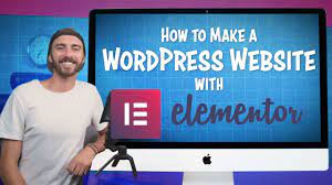 a wordpress with elementor