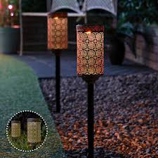 Solar Moroccan Stake Light Outdoor Led