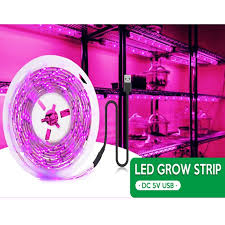 Led Grow Light Full Spectrum 5v Usb Grow Light Strip 2835 Led Phyto Lamps For Plants Greenhouse Hydroponic Growing 0 5m 1m 2m 3m 5m Walmart Com Walmart Com