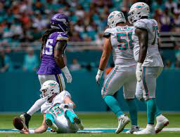 Miami Dolphins QBs endangered playing behind leaky offensive line