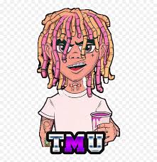 lil pump hair drawing full size png