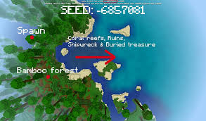 Minecraft bedrock edition xbox one seeds. Spawn In Jungle Bamboo Forest Near Tropical Ocean With Corals Shipwreck Ruins Buried Treasure 6857081 Minecraft Bedrock Edition I Hope You Enjoy It Minecraftseeds