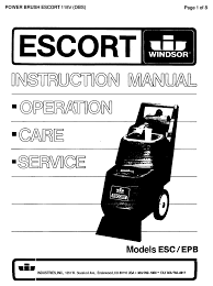 windsor ecs instruction manual