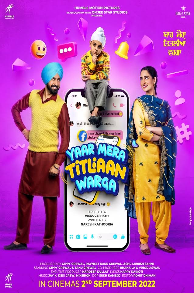 Yaar Mera Titliaan Warga (2022) Punjabi 720p HDRip Download