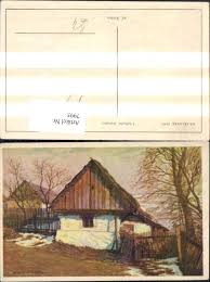 7995,Künstler Ak Adolf Körber Haus Na sklonku zimy | eBay