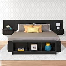 Storage Bed With Floating Headboard