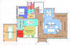 4 Bedroom Massionate Upper Floor Plan