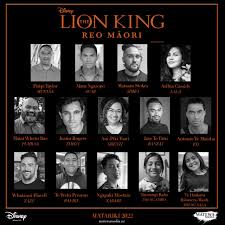 the lion king reo māori cast has just