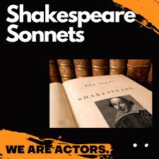 shakespeare sonnets we are actors