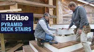 How to Build a Pyramid Deck Stair | This Old House - YouTube