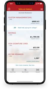 And, the main advantage of using a card is safe and secure cashless payments offering penniless purchases. Account Summary Screen In The Wells Fargo Mobile App Wells Fargo Signature Cards Fargo
