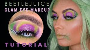 beetlejuice inspired makeup tutorial by
