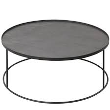 Round Tray Coffee Table Xl Axom Home