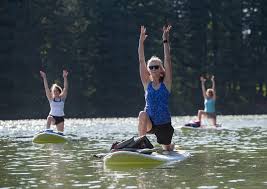 paddleboard yoga