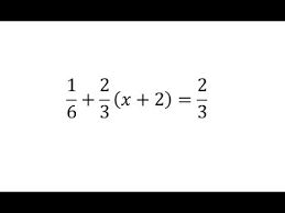 Solve A Linear Equation With Fractions